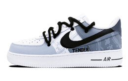 Nike: Чёрные кроссовки  Air Force 1 Low