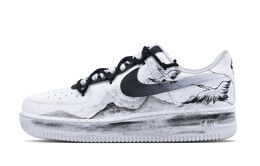 Nike: Чёрные кроссовки  Air Force 1