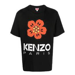 Kenzo: Футболка с растительным принтом 