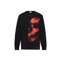 Alexander McQueen: Хлопковая футболка  Skull