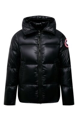 Canada Goose: Чёрный пуховик  Crofton