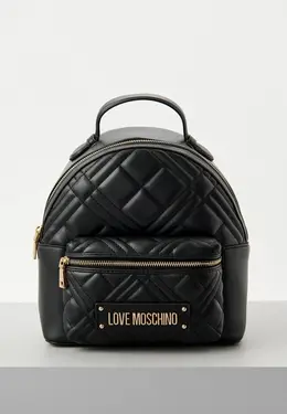 Love Moschino: Чёрный рюкзак 