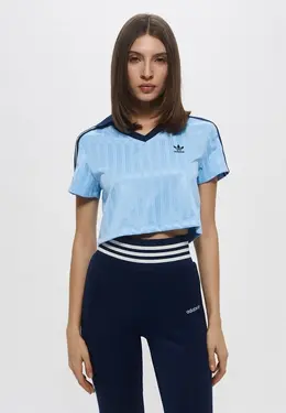 adidas Originals: Голубое поло 