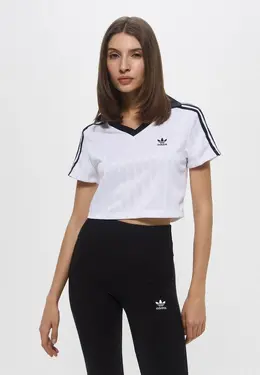 adidas Originals: Белое поло 