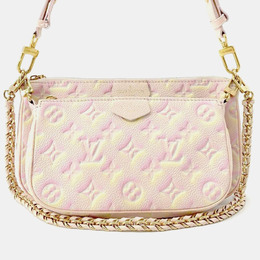 Louis Vuitton: Розовая сумка  Pochette Accessoires