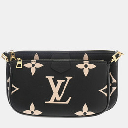 Louis Vuitton: Чёрная сумка  Pochette Accessoires