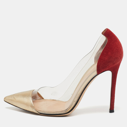 Gianvito Rossi: Красные туфли  Plexi