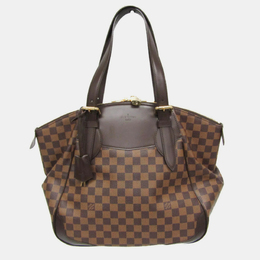 Louis Vuitton: Коричневая сумка 