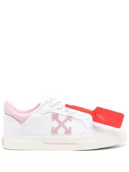 Off-White: Белые кроссовки  Vulcanized