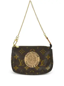 Louis Vuitton Pre-Owned: Коричневый клатч 