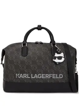 Karl Lagerfeld: Коричневая сумка-шоппер 