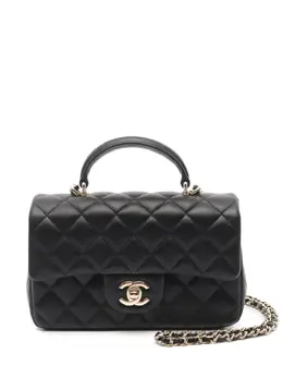 CHANEL Pre-Owned: Чёрная сумка 