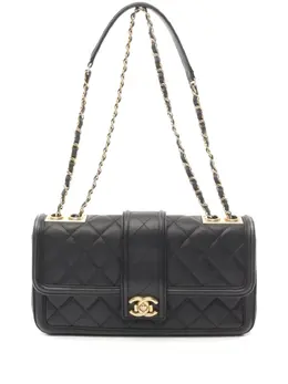 CHANEL Pre-Owned: Чёрная сумка 