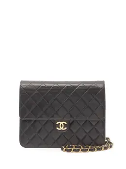 CHANEL Pre-Owned: Чёрная сумка 