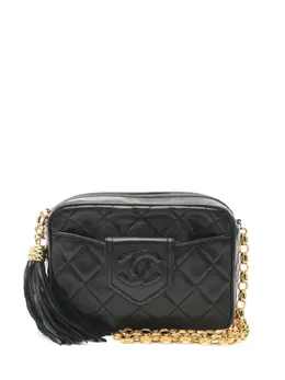 CHANEL Pre-Owned: Чёрная сумка 