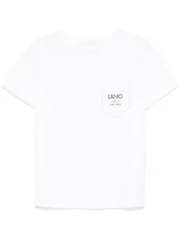 LIU JO: Белая футболка 