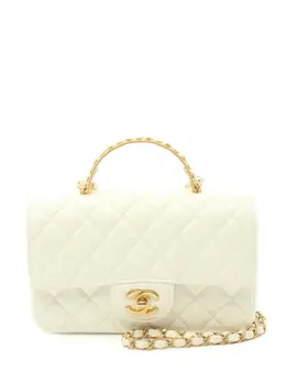 CHANEL Pre-Owned: Белая сумка 