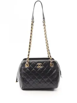 CHANEL Pre-Owned: Чёрная сумка 