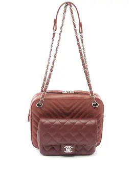 CHANEL Pre-Owned: Коричневая сумка 
