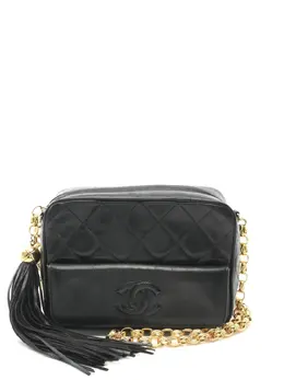 CHANEL Pre-Owned: Чёрная сумка 