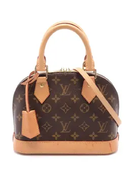 Louis Vuitton Pre-Owned: Коричневая сумка-шоппер 