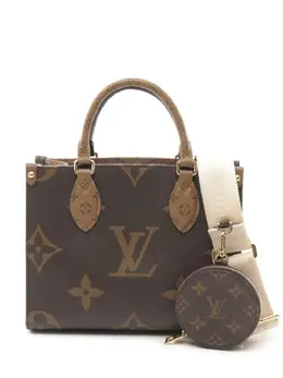 Louis Vuitton Pre-Owned: Коричневая сумка-шоппер 