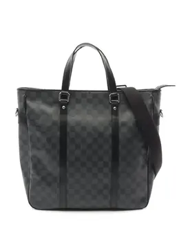 Louis Vuitton Pre-Owned: Чёрная сумка-шоппер 