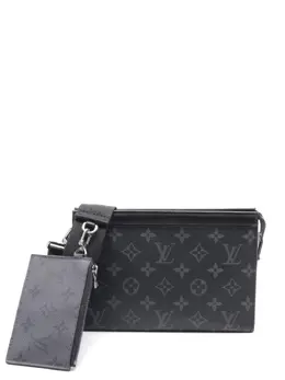 Louis Vuitton Pre-Owned: Чёрная сумка 