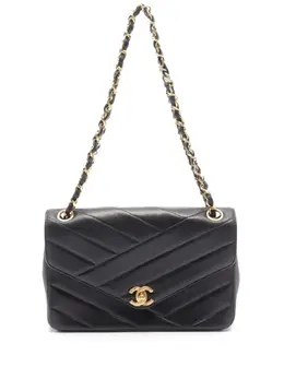 CHANEL Pre-Owned: Чёрная сумка 