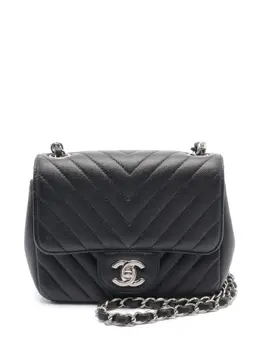 CHANEL Pre-Owned: Чёрная сумка 