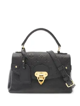 Louis Vuitton Pre-Owned: Чёрная сумка-шоппер 