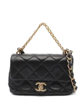 CHANEL Pre-Owned: Чёрная сумка 