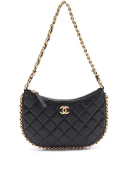 CHANEL Pre-Owned: Чёрная сумка 