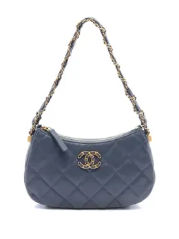 CHANEL Pre-Owned: Голубая сумка 