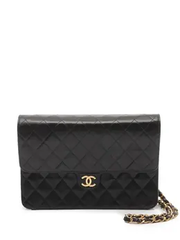CHANEL Pre-Owned: Чёрная сумка 