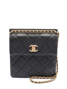 CHANEL Pre-Owned: Чёрная сумка 