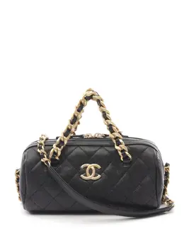 CHANEL Pre-Owned: Чёрная сумка 