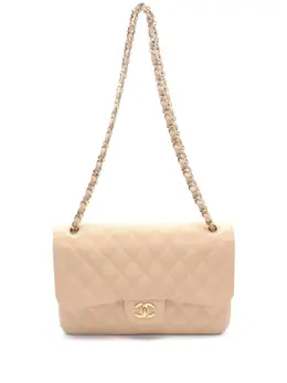 CHANEL Pre-Owned: Бежевая сумка 