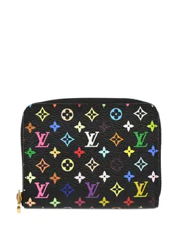 Louis Vuitton Pre-Owned: Чёрный кошелёк 