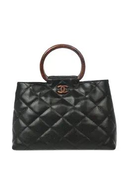 CHANEL Pre-Owned: Чёрная сумка 