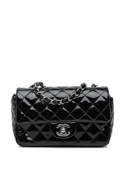 CHANEL Pre-Owned: Чёрная сумка через плечо 