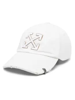 Off-White: Белая кепка 