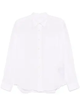 120% Lino: Белая рубашка 