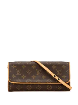 Louis Vuitton Pre-Owned: Коричневая сумка через плечо 