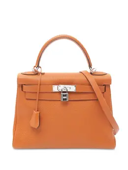 Hermès Pre-Owned: Оранжевая сумка 