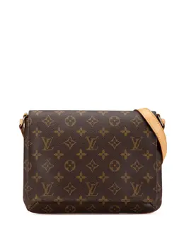 Louis Vuitton Pre-Owned: Коричневая сумка через плечо 