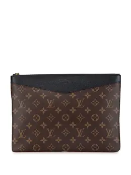 Louis Vuitton Pre-Owned: Коричневый клатч 