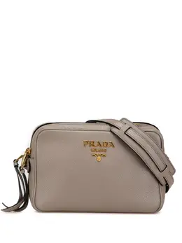 Prada Pre-Owned: Серая сумка 