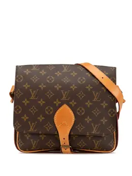 Louis Vuitton Pre-Owned: Коричневая сумка через плечо 