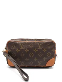 Louis Vuitton Pre-Owned: Коричневый клатч 